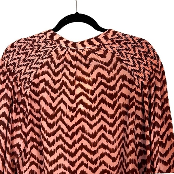 Mango Bicolour Print Blouse - Picture 10 of 15